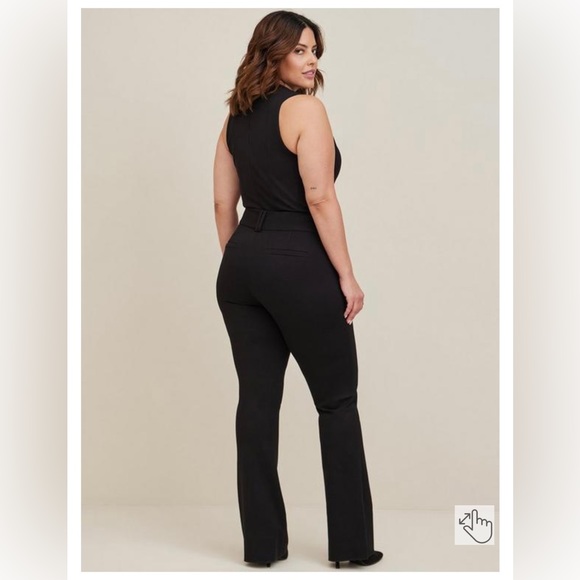 Torrid Slim Boot Ponte Trouser Pants - Picture 2 of 5